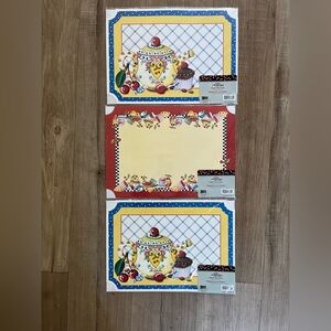 New Three sets of Mary Engelbreit Paper Placemats